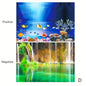 1pc Fish Tank Background Paper