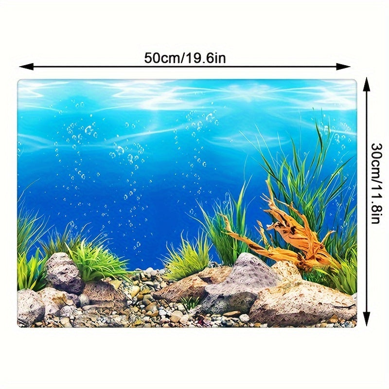 1pc Fish Tank Background Paper