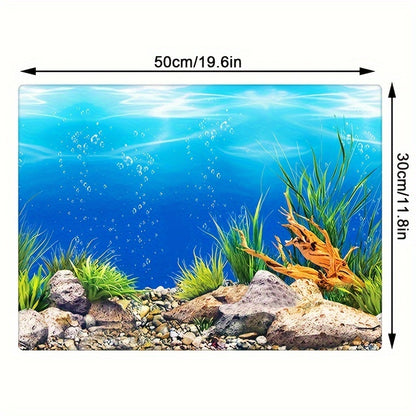 1pc Fish Tank Background Paper