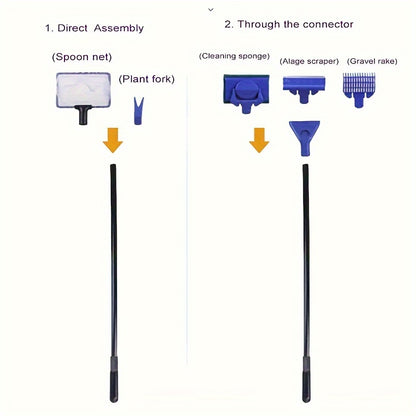 7pcs Set, Aquarium Water Changer,