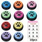 Paw Print Dog Training Buttons - 4, 8, 10 Pcs